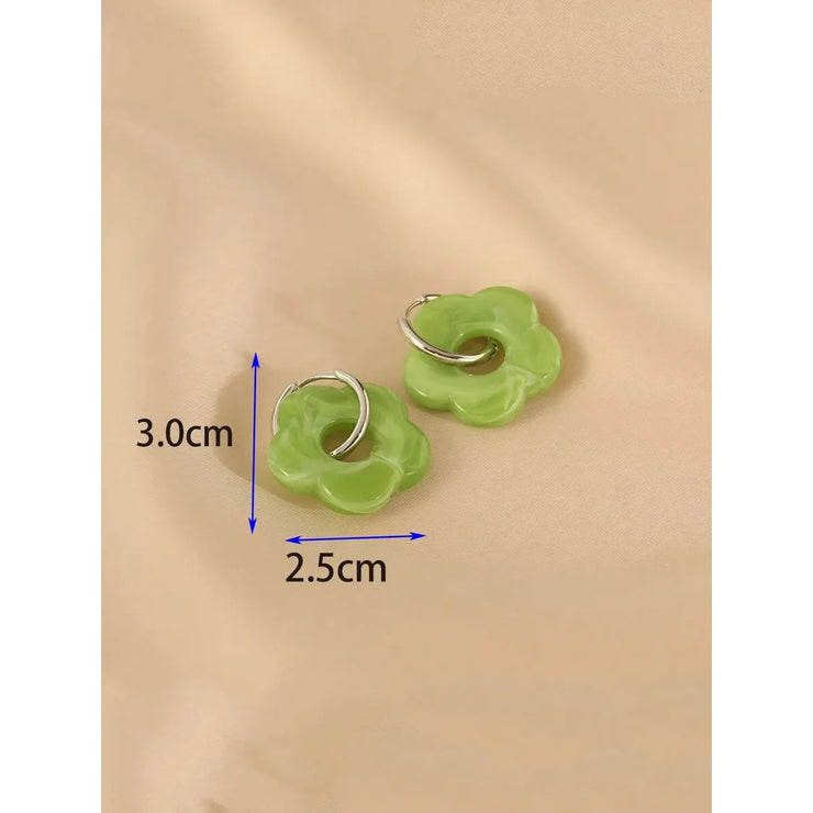 Gardenia earrings (waterproof)