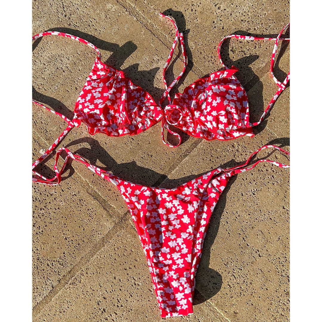 Bikini Spicy Bloom tiras largas Costa Rica - Kiwi Dream