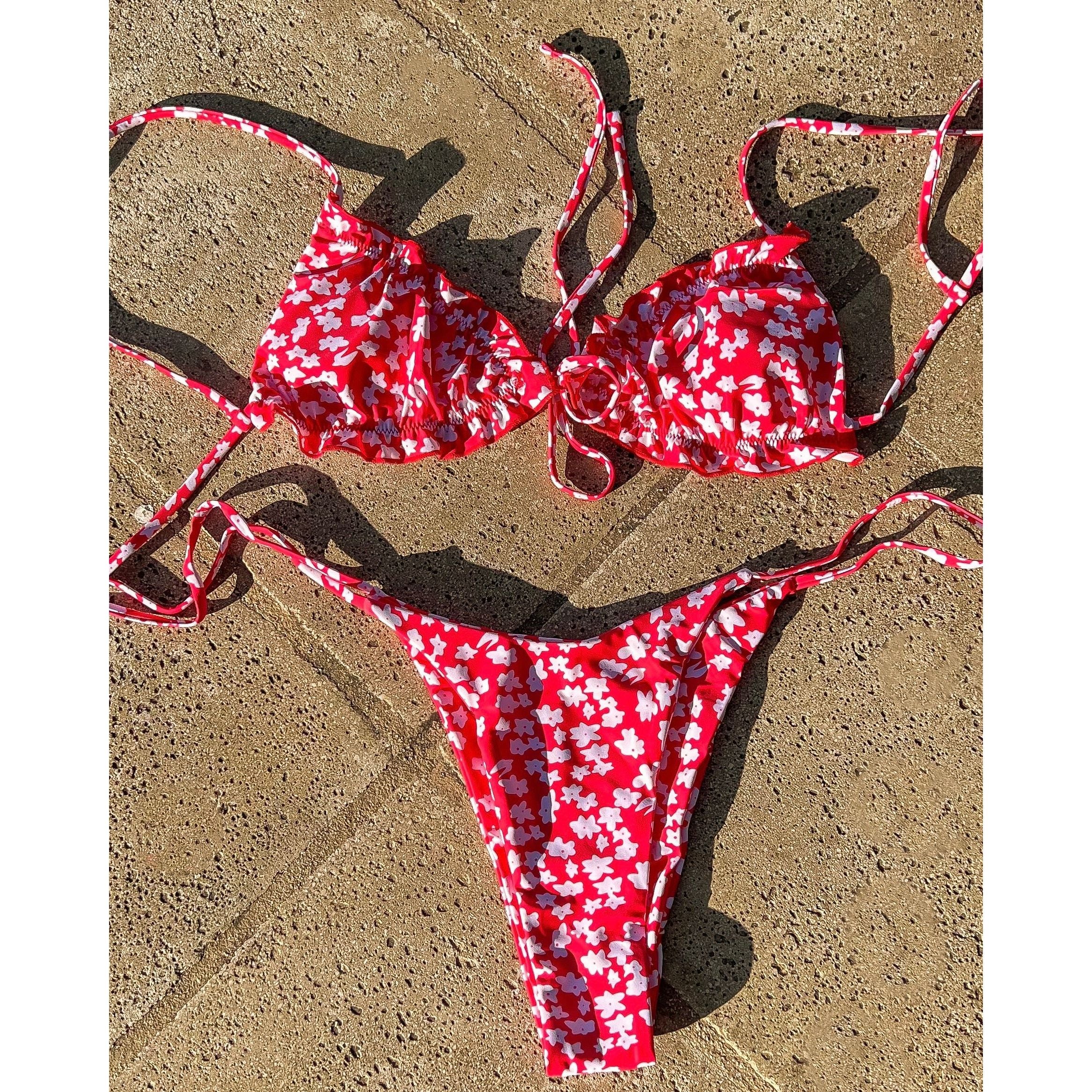 Bikini Spicy Bloom tiras largas Costa Rica - Kiwi Dream