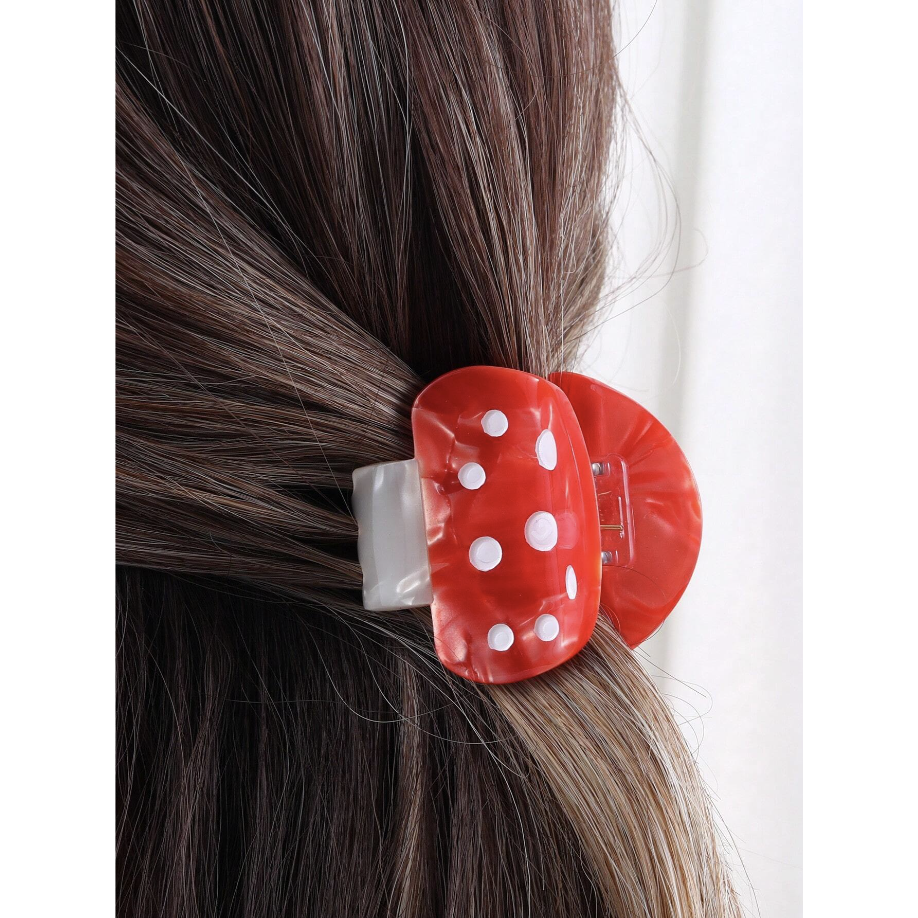 Mini Mushroom Hair Claw