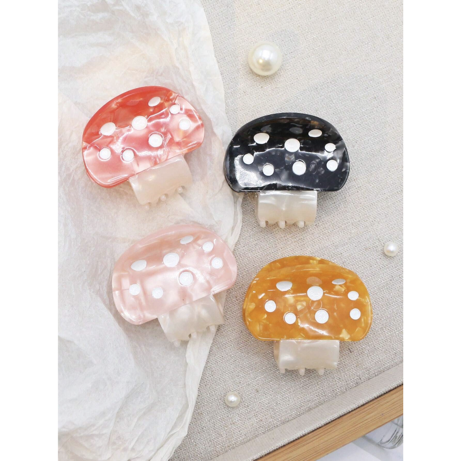 Mini Mushroom Hair Claw